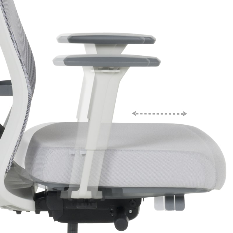 Ергономичен офис стол Carmen Saron сив